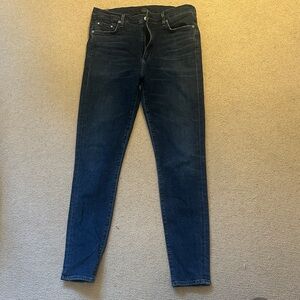 Citizens Of Humanity Dark Indigo Rocket High Rise Skinny Jeans